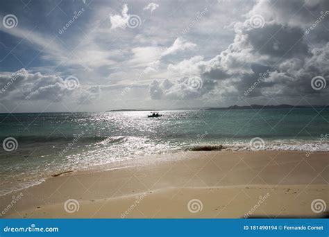 Panoramic View Of Naked Island Philippine Islands Stock Photo Image