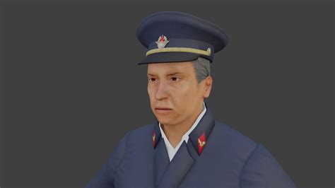 3D model Train Conductor Uniform VR / AR / low-poly | CGTrader