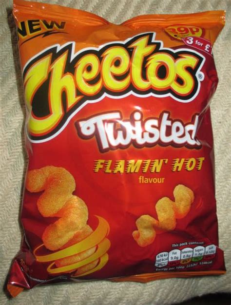 FOODSTUFF FINDS New Cheetos Twisted Flamin Hot Flavour Post Office By SpectreUK