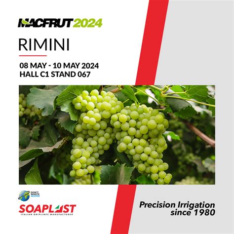 MACFRUT Rimini Padiglione C1 Stand 067 Soaplast