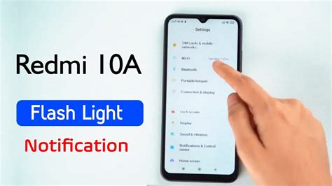 How To Enable Call Flash Light In Redmi 10A Redmi 10A Incoming Call