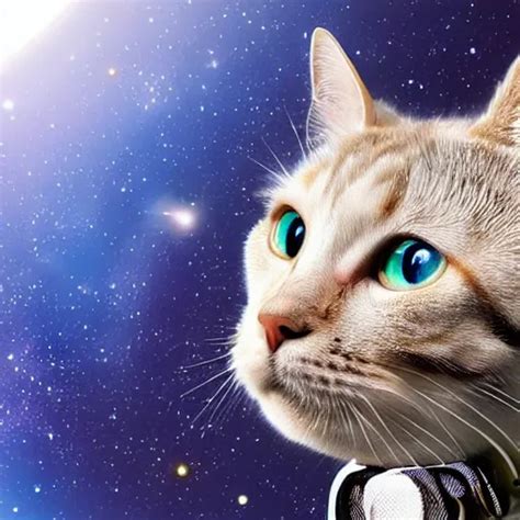 Space Laser Cat Wallpaper