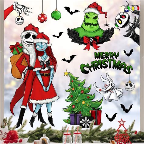 Amazon.com: Mfault 121 PCS Merry Christmas Nigh.tmare BEF.ore Christmas