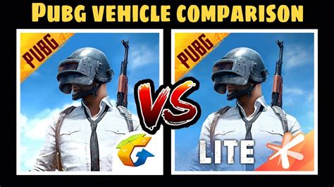 Pubg Vs Pubg Lite Compilation Vehicle Comparison Hd Gameplay Gaming Yt Youtube