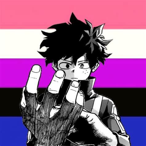 Izuku Midoriya Icon Fluid Genre Anime Lgbtq Icon