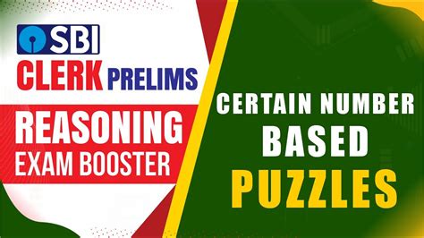 SBI CLERK PRELIMS 2021 EXAM BOOSTER CERTAIN NUMBER BASED PUZZLE