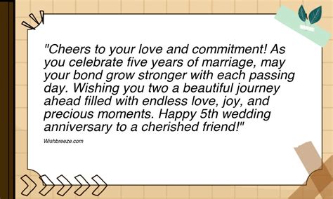 230 5th Wedding Anniversary Wishes And Messages WishBreeze