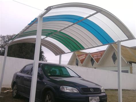 Toldo De Policarbonato Curvo E Reto Polysolution