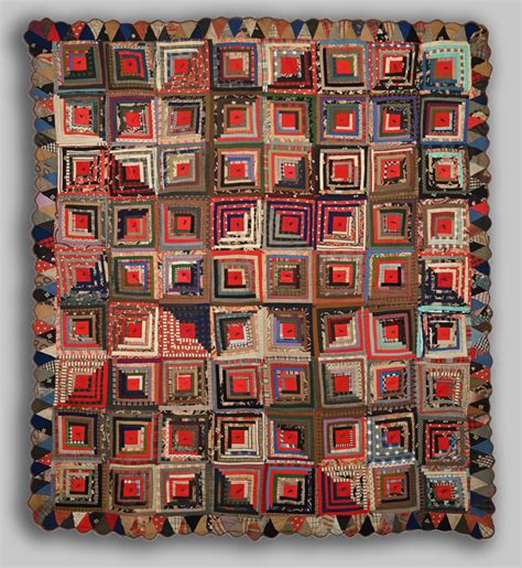 American Antique Log Cabin Quilts Betsey Telford Goodwins Rocky