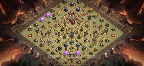 Die Anti 3 Sterne War Base Rh10 Link Anti Alles Coc Kriegsbase Rathaus Level 10 Cw Ck