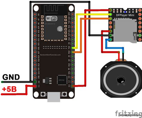 Подключение DFPlayer Mini к ESP32 и управление по WiFi