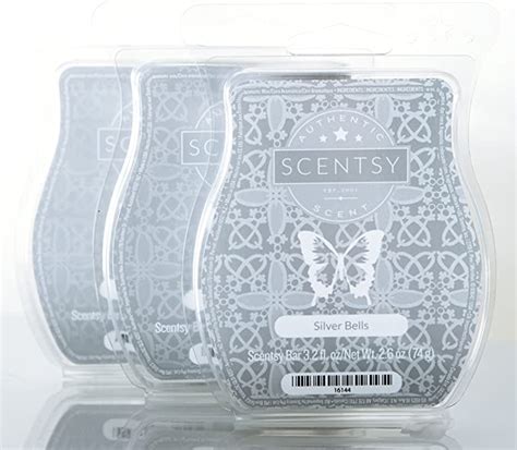 Scentsy Silver Bells 3 Pack Bars Home And Kitchen