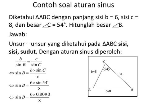 Contoh Soal Aturan Sinus Dan Cosinus Brainly – Berbagai Contoh