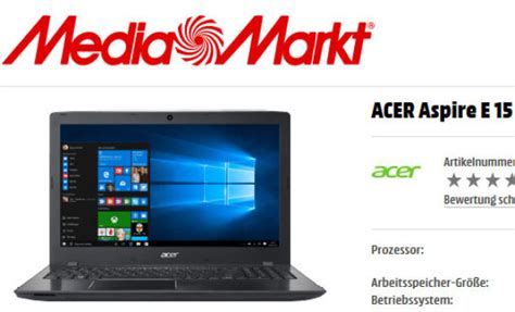 Acer Notebook Mit Usb F R Euro Bei Media Markt Chip