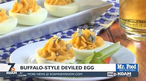 Mr Food Buffalo Style Deviled Eggs 5 8 2023 Youtube