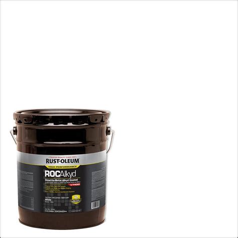 Rust Oleum Gal Roc Alkyd V Direct To Metal High Gloss White