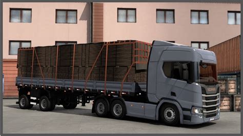 Euro Truck Simulador Scania R Ets Mod Carretinha Eixos