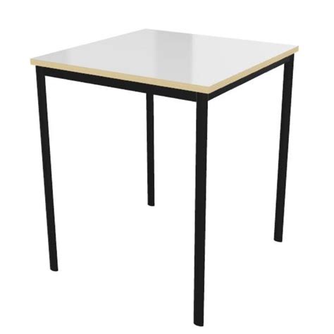 Whiteboard Top Square Welded Frame Classroom Tables Four Square Furniture