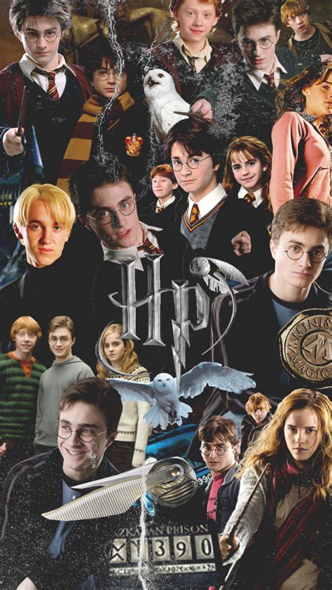 Harry Potter Collage Wallpapers Wallpaper Cave