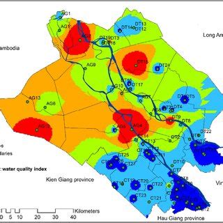 Spatial Distribution Map Of Groundwater Classification For Drinking