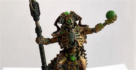 Necron Overlord Completed Warhammer 40000 Blog