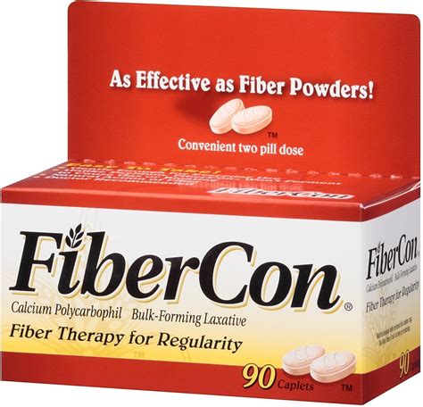 Fibercon Fiber Therapy For Regularity With Calcium