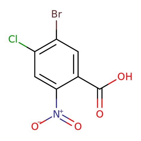 5 Bromo 4 Chloro 2 Nitrobenzoic Acid 3d Sqa31907 Cymitquimica