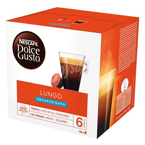 Dolce Gusto Nescaf Caf Lungo Descafeinado Caja C Psulas