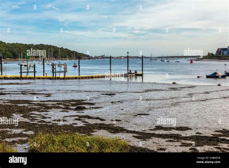 Upnor Near Rochester The Medway Estuary In Kent England Stock Photo