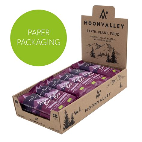 Organic Protein Bars Chocolate-Dipped Raspberry 18-pack – Moonvalley