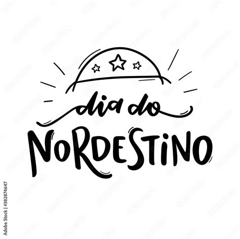 Vetor Do Stock Dia Do Nordestino Northeastern Day Northeast