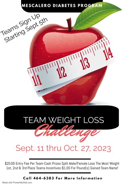 Team Weight Loss Challenge - Official Website of the Mescalero Apache Tribe