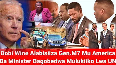 M Kaweedemu Bobi Wine Alabisiiza Gen M Mu America Ba Minister