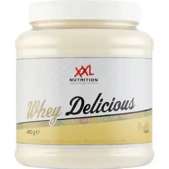 Xxl Nutrition Whey Delicious Vanilla Flavor G Aanbieding Bij Jumbo