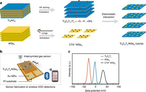 Nanohybrids Of A MXene And Transition Metal Dichalcogenide For