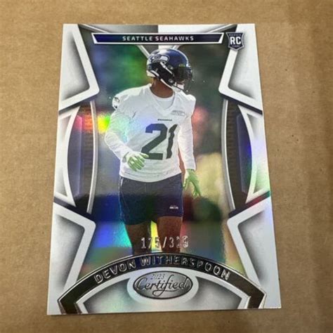 Panini Certified Rookies Mirror Devon Witherspoon Rc