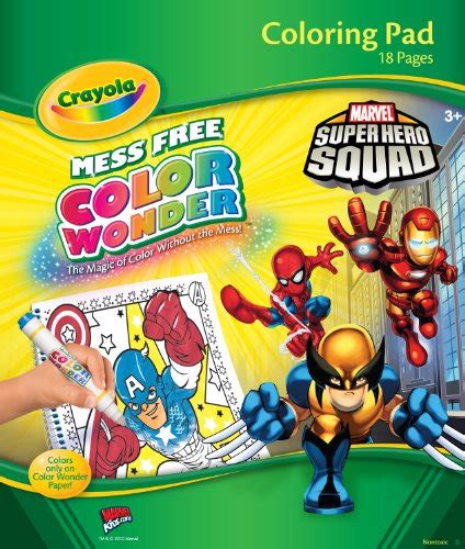 Purchase Crayola Color Wonder Super Hero Squad Coloring Pad Best Hit