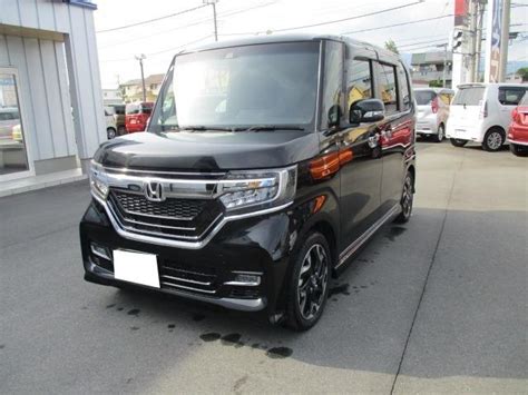 HONDA N BOX CUSTOM G L TURBO HONDA SENSING 2019 BLACK 24800 Km