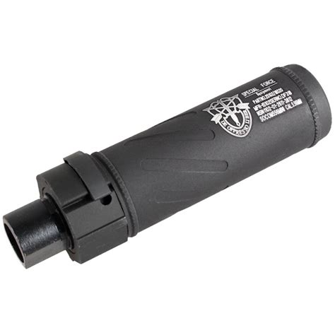 Atlas Custom Works Special Forces Mini Cqb Mock Suppressor Black