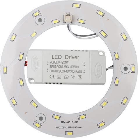 Ledy 12w 5730 SMD Led Panel Ceiling Light Fixtures Circle Annular Round