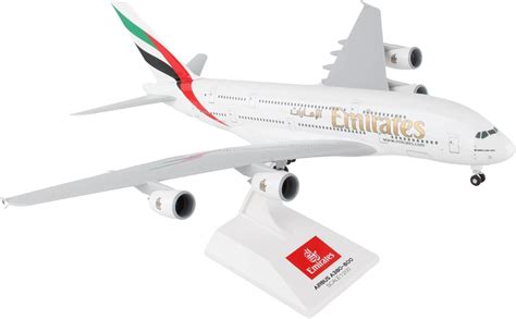 Daron Skymarks Emirates A380 800 Airplane Model Building Kit With Gear