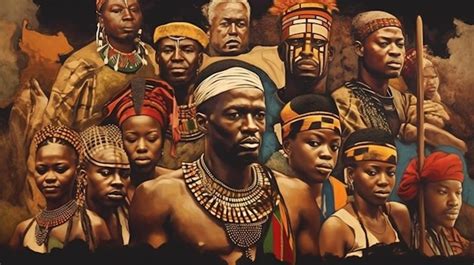 Premium AI Image | The African people are proud of their culture and h