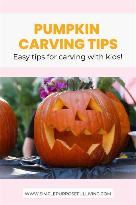 Easy Pumpkin Carving Tips and Hacks for Carving with Kids | Simple ...