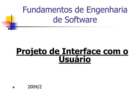 Ppt Fundamentos De Engenharia De Software Powerpoint Presentation