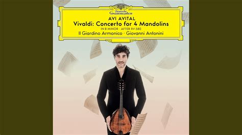 Vivaldi Concerto In B Minor Rv 580 Adapt For 4 Mandolins Strings