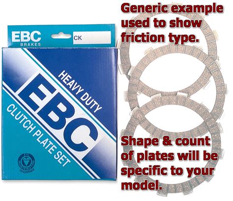 Clutch Friction Kit Standard Cork Style EBC CK2256 82 83 Yamaha XT125