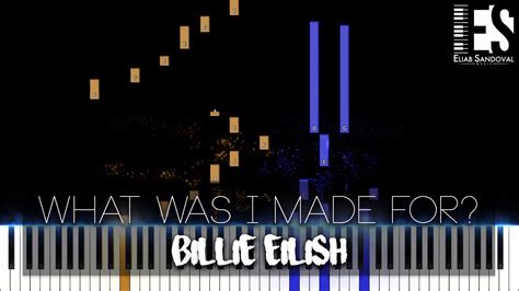 What Was I Made For Billie Eilish Piano Tutorial Eliab Sandoval Youtube