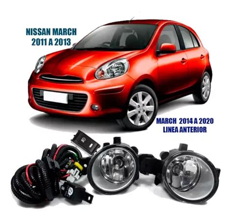 Kit Faro Niebla Nissan March Del 2011 Al 2020