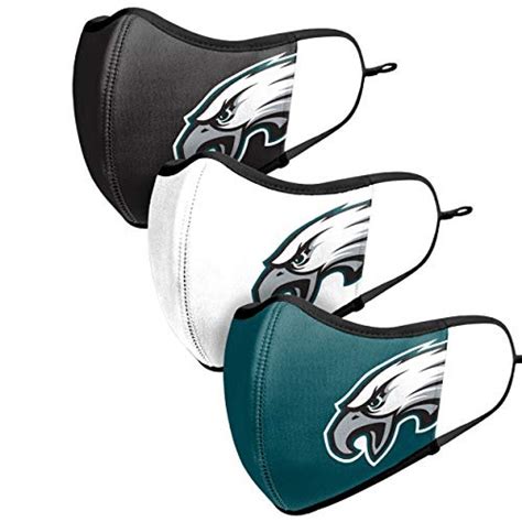 Philadelphia Eagles Face Mask 3 Pack Sports Hard Hats