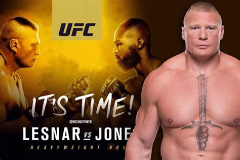 Brock Lesnar In Ufc Return Jon Jones Drops Sensational Mma Poster Ufc